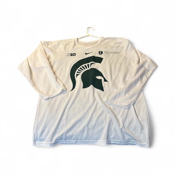 Michigan State Spartans NCAA SP "Munnsters" Student Section Hockey Jersey Size L - Picture 1 of 6